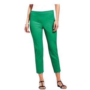 Talbots Chatham Crop Scallop Pants